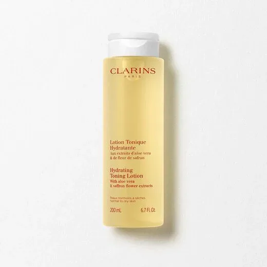 CLARINS Hydrating Toner + Face Lotion for Normal + Dry Skin – Moisturizing Facial Toner + Lotion