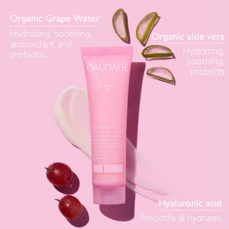 CAUDALIE VinoHydra Gel Moisturiser with Hyaluronic Acid + Aloe Vera thumbnail 2