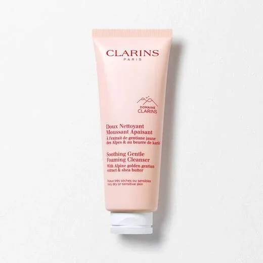 CLARINS Soothing Gentle Foaming Face Cleanser for Dry Skin