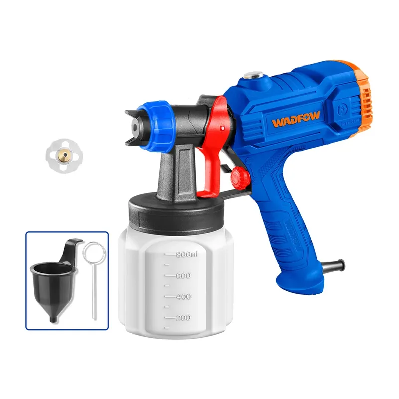 Pistolete Boje Elektrike 500 W, depozite plastike poshte 800 ml, 390mLt/min