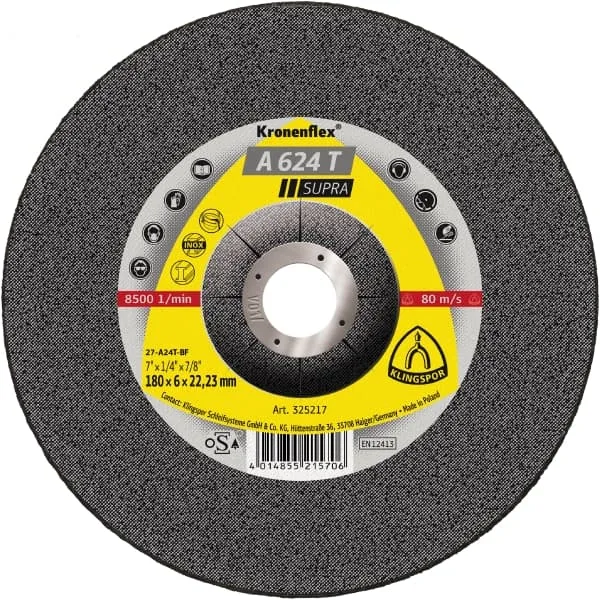 325217 – Gure Axhustimi Supra Inoksi A624T 180×6.0x22,23mm