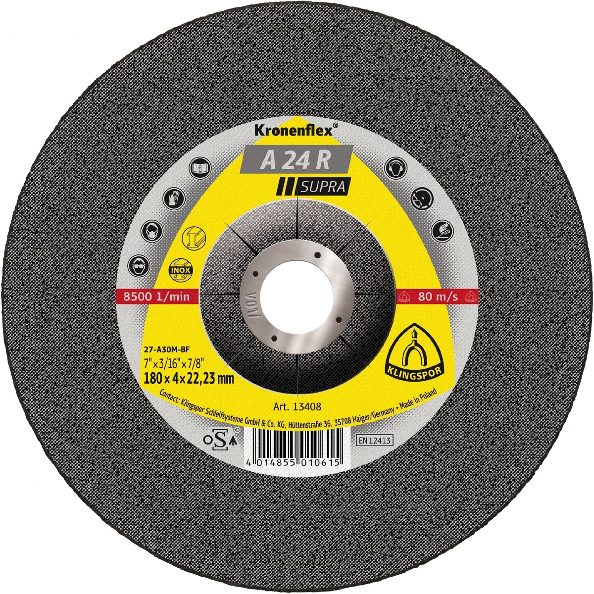 13403 – Gure Axhustimi per metal Ø 150×6.0 mm