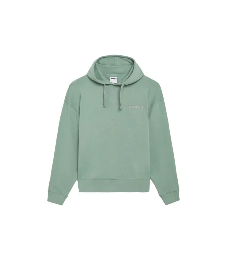 HOODIE ATHL. LOGO VERDE ICEBERG