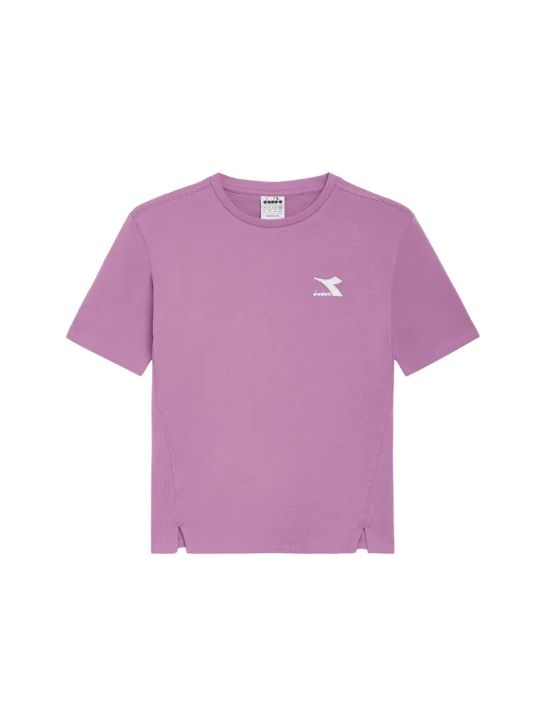 L.T-SHIRT SS SLIT VIOLA GELSO