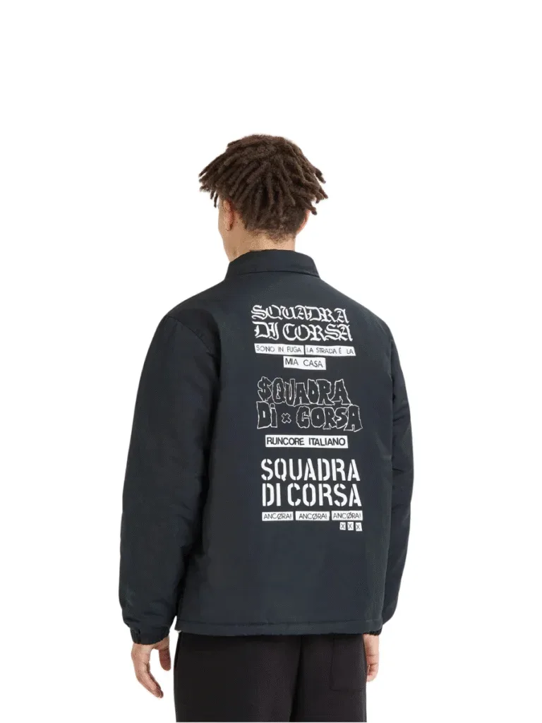 JACKET COACH SQDC NERO thumbnail 3