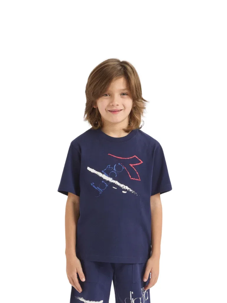 JB. T-SHIRT SS GRAFFITI BL BLU PROFONDO thumbnail 2