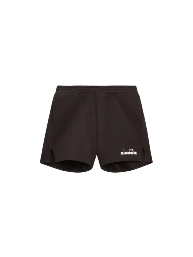 L. SHORTS LOGO NERO