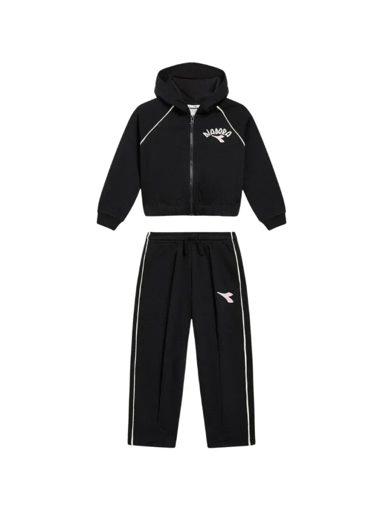JG. TRACKSUIT HD FZ LOGO (BR) NERO