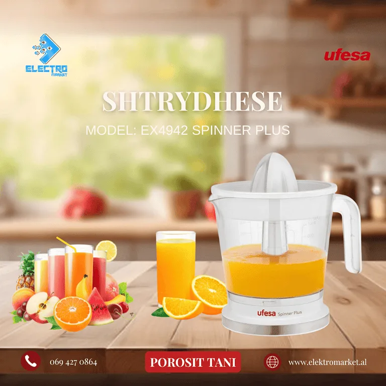 Shtrydhese Ufesa EX4942 SPINNER PLUS
