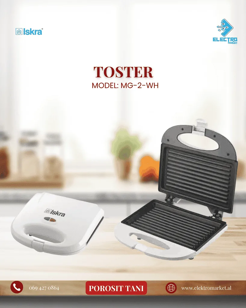 Toster Iskra MG-2-WH