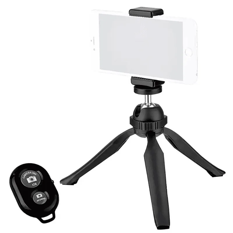 Tripod për telefon BRESSER me adaptues dhe telekomandë