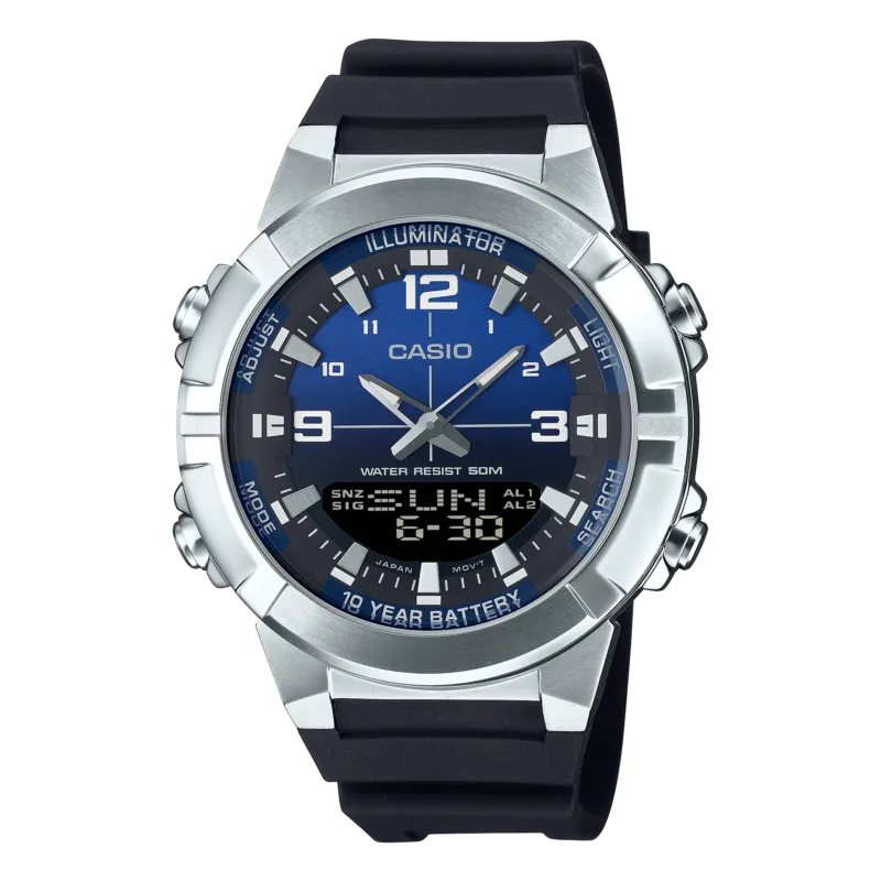 Casio Rugged Blue Hybrid
