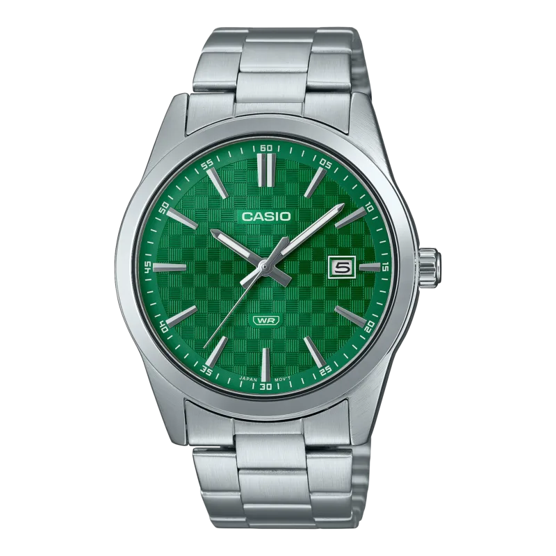 Casio Textured Green Steel