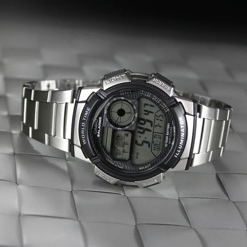 Casio Worldtime Black Steel thumbnail 3