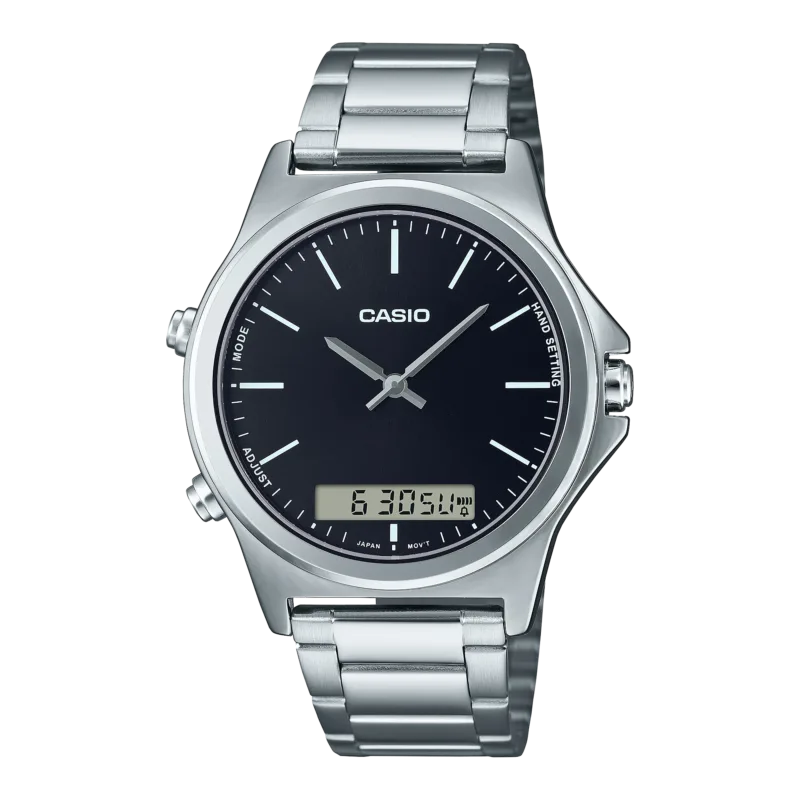 Casio Hybrid Black Steel
