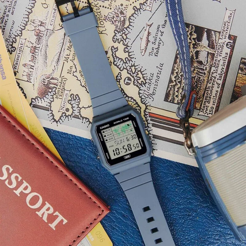 Casio Worldtime Blue Digital thumbnail 2