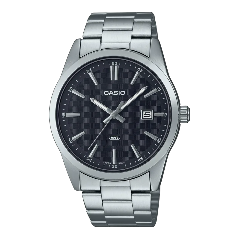 Casio Textured Black Steel