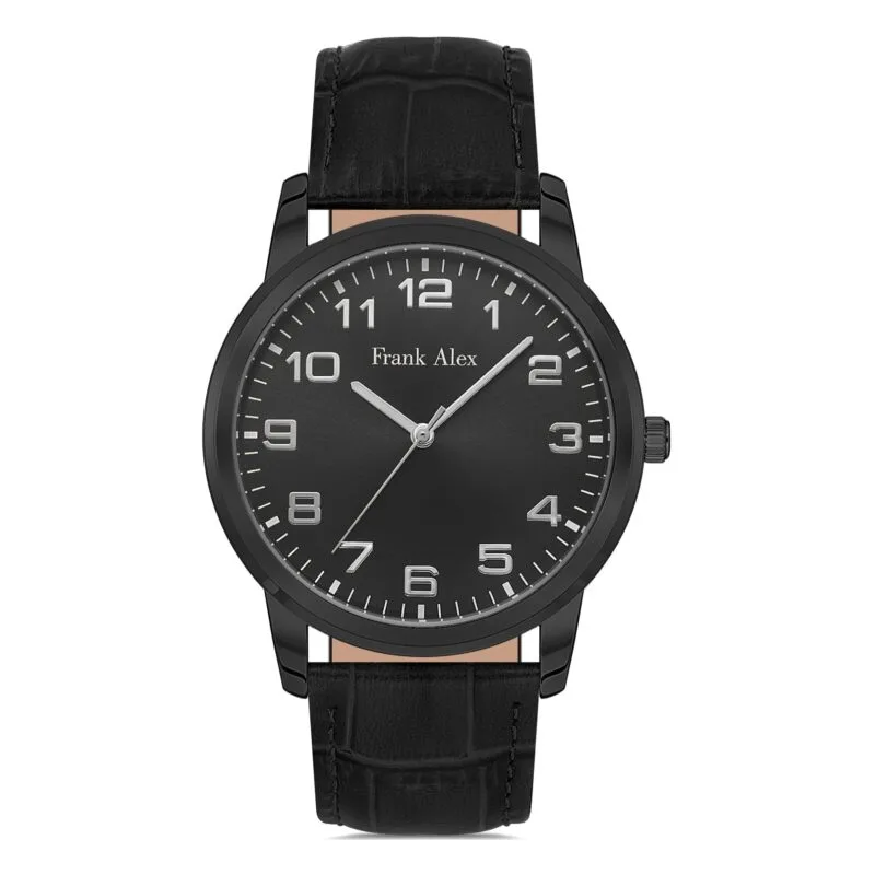 Frank Alex Black Leather