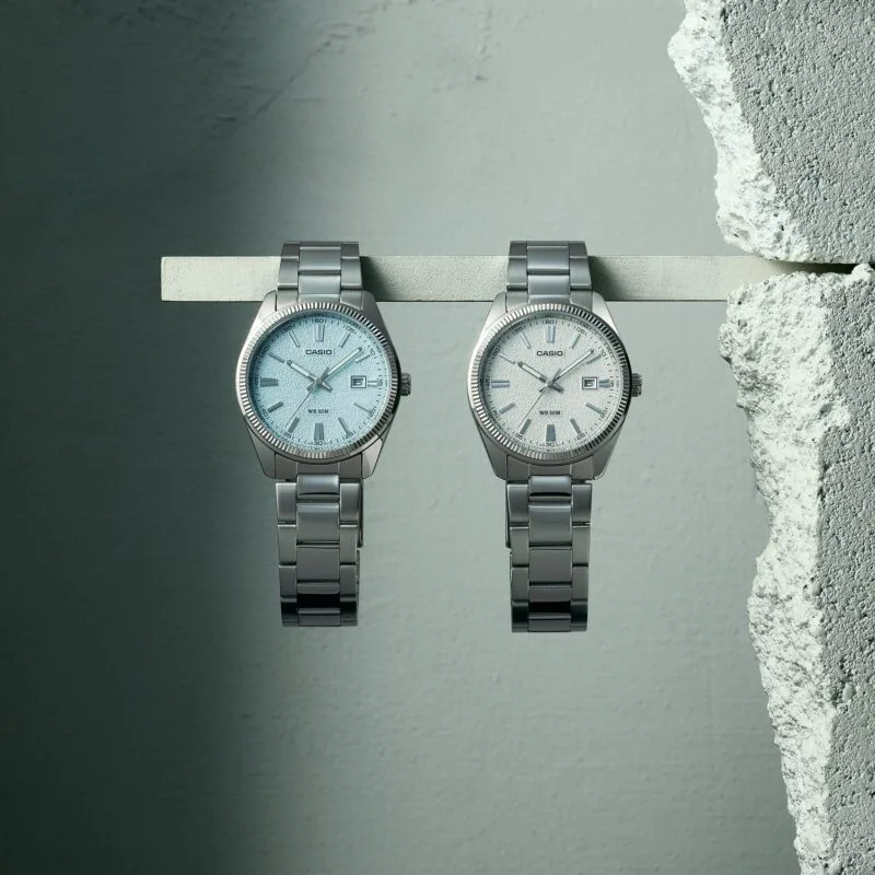 Casio Fluted Iceblue Steel thumbnail 2