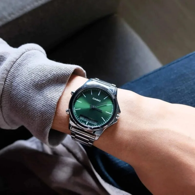 Casio Hybrid Green Steel thumbnail 3