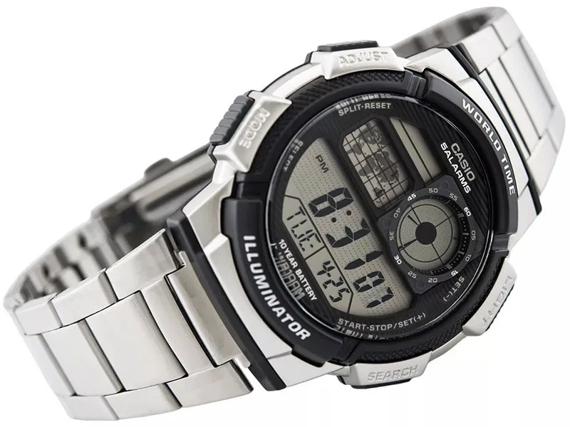 Casio Worldtime Black Steel thumbnail 4