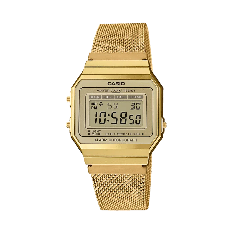 Casio Slim Gold Mesh