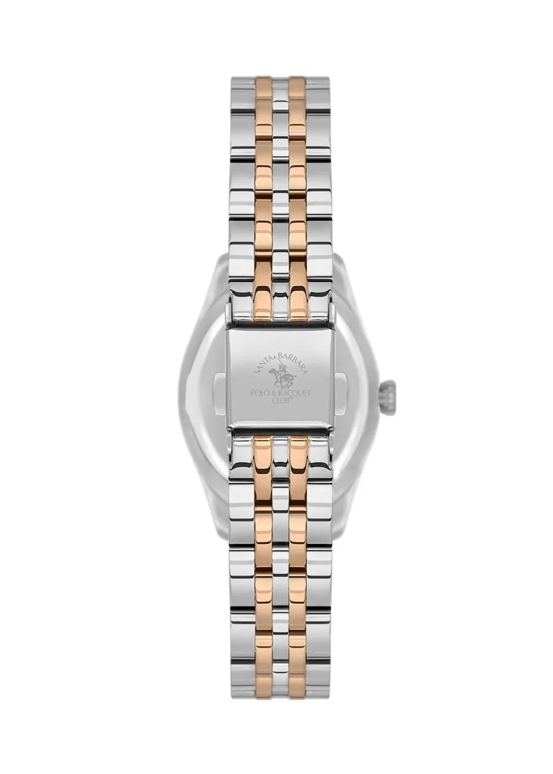 Santa Barbara Polo Luxury Women Rose Gold/Silver White Gemset Watch thumbnail 3
