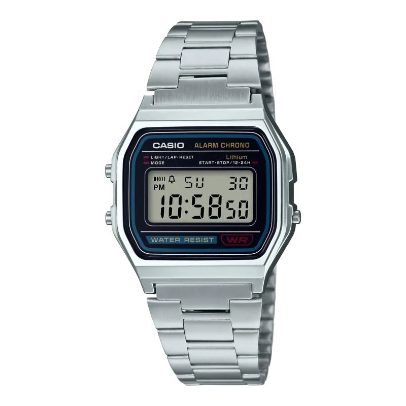 Casio Retro Silver Digital
