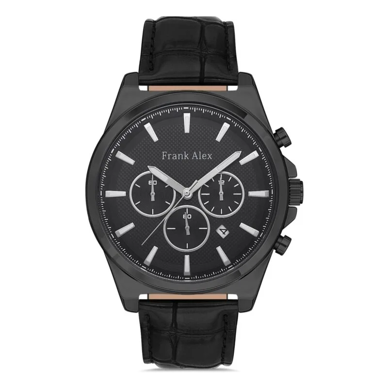Frank Alex Black Leather