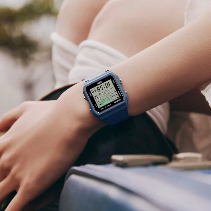 Casio Worldtime Blue Digital thumbnail 3