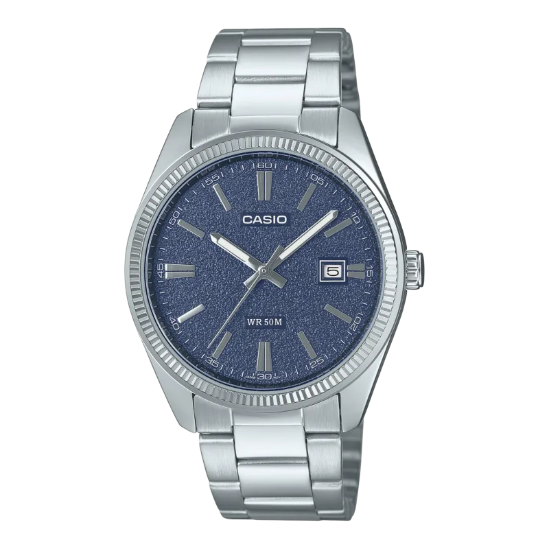 Casio Fluted Blue Steel