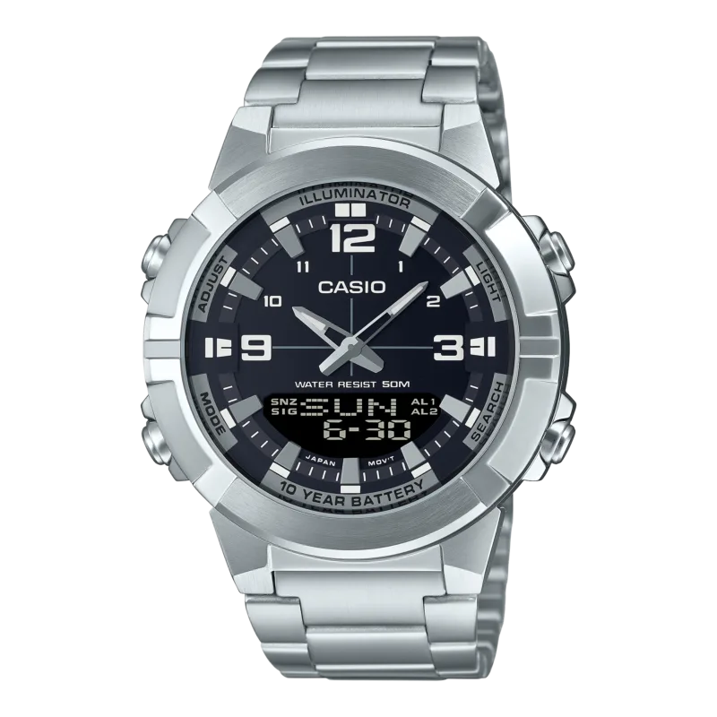 Casio Rugged Black Steel