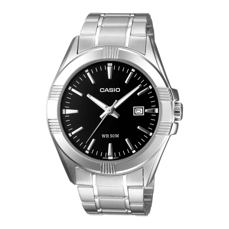 Casio Executive Black Silver