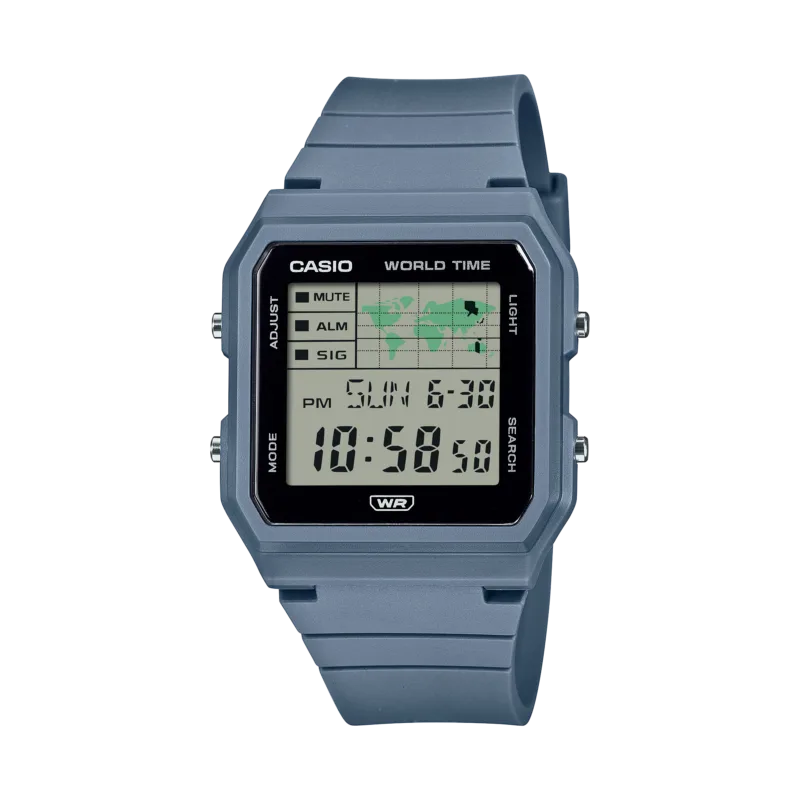 Casio Worldtime Blue Digital