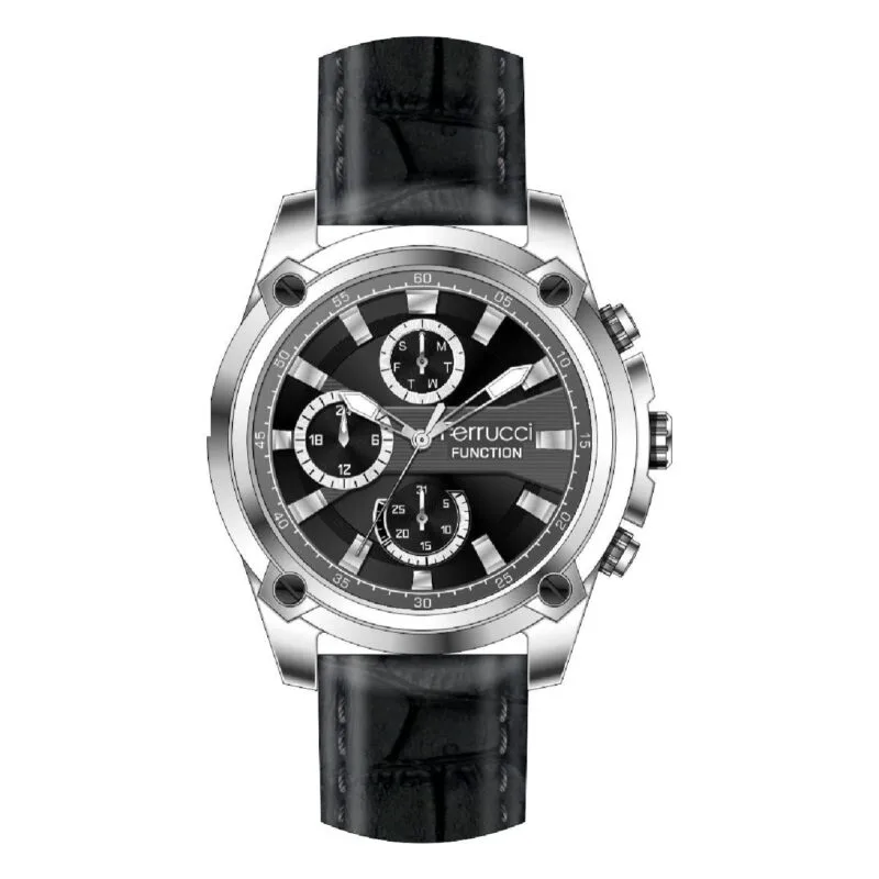 Ferrucci Black Leather