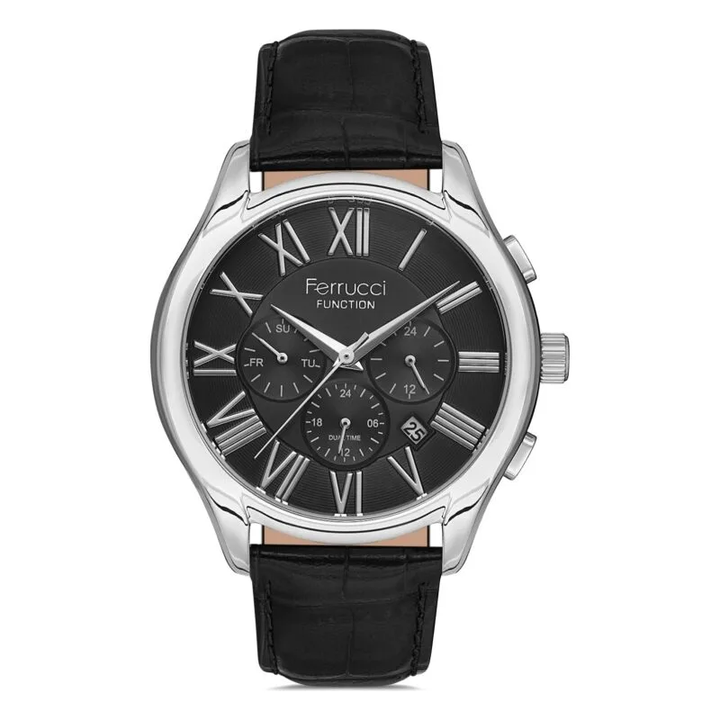 Ferrucci Black Leather
