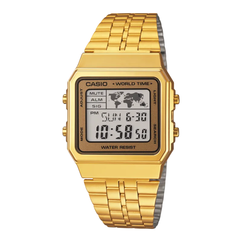 Casio Worldtime Gold Digital
