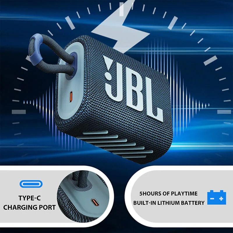 JBL GO3 Bluetooth Speaker thumbnail 6