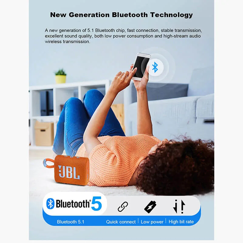 JBL GO3 Bluetooth Speaker thumbnail 4