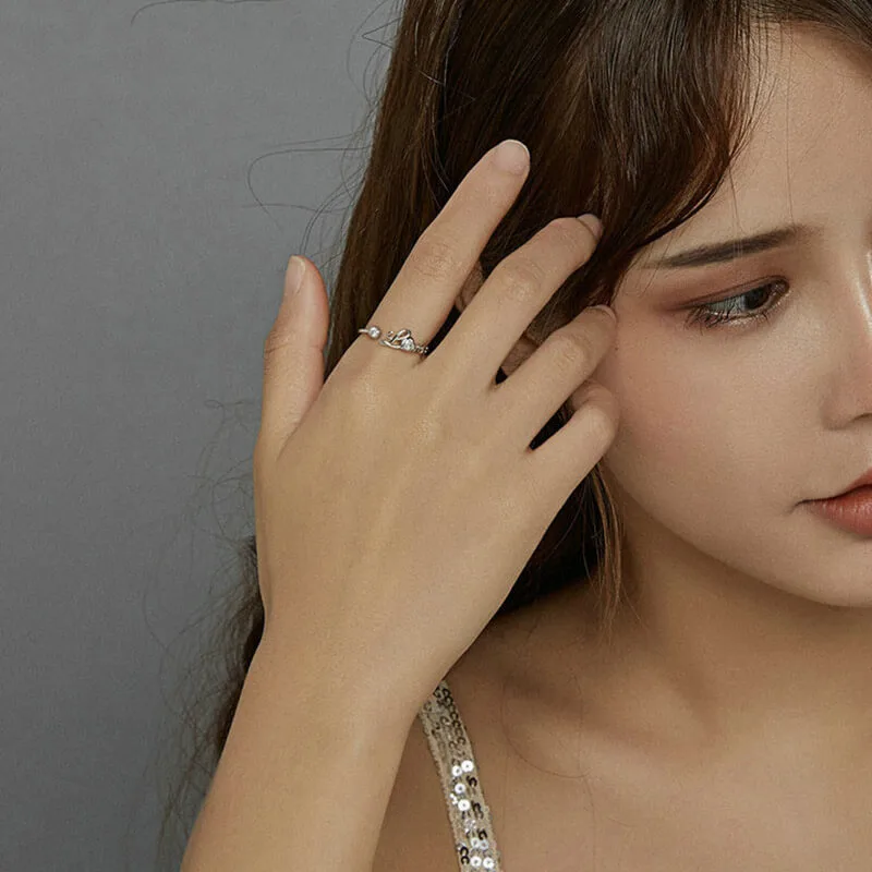 Unazë Argjendi Love thumbnail 2
